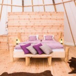 Teepee postel