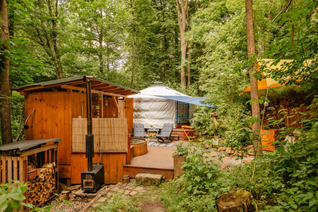 Yurt in the wood