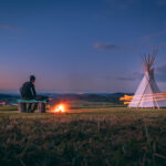 glamping teepee