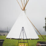 teepee na vrchu